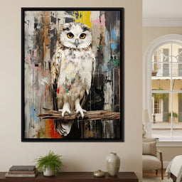 Owls Mystic Gaze - NicheCanvas