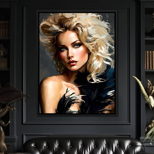 Female Portrait 0023 - Vizahn Burger Canvas Print