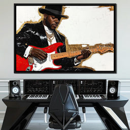 Electric Harmony Portraiture - NicheCanvas