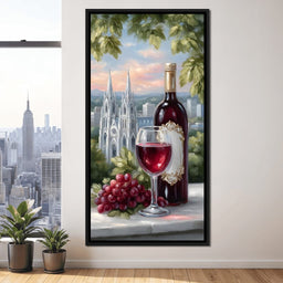 Wine Reverie Cathedral Vista - NicheCanvas