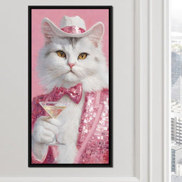 Cat Royale Sophisticated Sip - NicheCanvas
