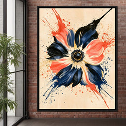 Collision Of Petals And Gravity - NicheCanvas