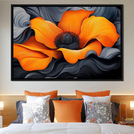 Flameflower - TooplesArt Canvas Print