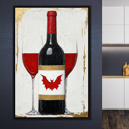 Bat Wine - NicheCanvas