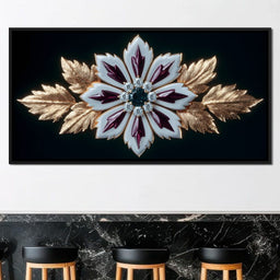 Radiant Jewel Blossom Grandeur - NicheCanvas