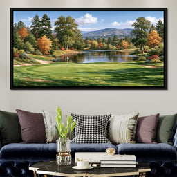 Quiet Morning At The Hidden Fairway - NicheCanvas