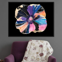 Gilded Petals Of A Midnight Garden - NicheCanvas