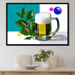 Golden Ale Oasis Harmony - NicheCanvas