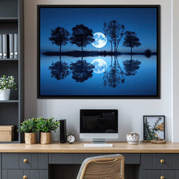 Moonlit Tranquility - TooplesArt - NicheCanvas