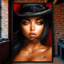 Infinite Allure Portrait - NicheCanvas