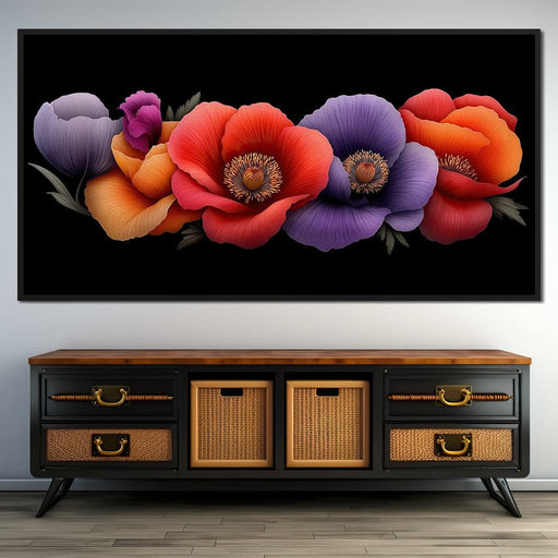 Blooming Florals - TooplesArt Canvas Print