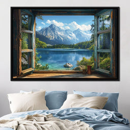 Alpine Serenity Vista - NicheCanvas