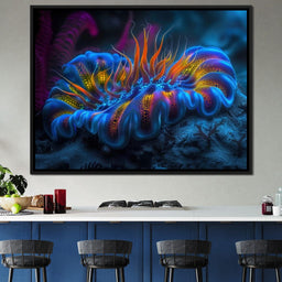 Neon Sea Bloom - TooplesArt - NicheCanvas
