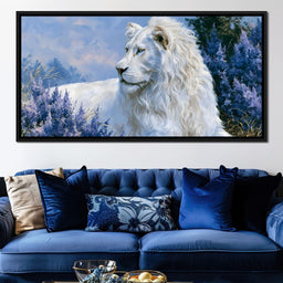 Noble Monarch of Lavender Fields - NicheCanvas