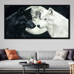 Lunar Wolves - NicheCanvas