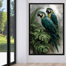Emerald Jungle Guardians - NicheCanvas