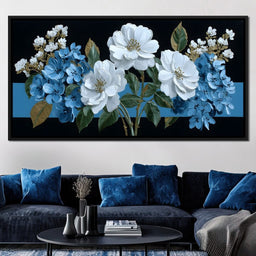 Floral Cascade Dreamscape - NicheCanvas