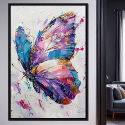 Kaleidoscope Butterfly Bliss - NicheCanvas