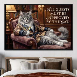 The Feline Gatekeeper Decides - NicheCanvas