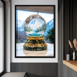 Winter Wonderland Globe Enchantment - NicheCanvas