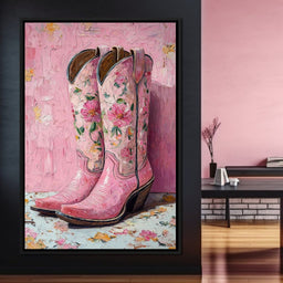 Floral Western Romance - NicheCanvas