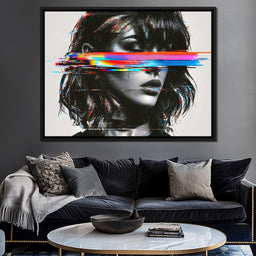 Fragmented Memory Of A Silent Tear - NicheCanvas