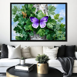 Fluttering Nature's Embrace - NicheCanvas