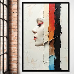 Painted Visage Fragmented - NicheCanvas