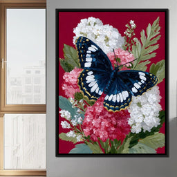 Midnight Butterfly Garden Bouquet - NicheCanvas