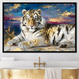 Golden Dawn Tiger Reverie - Neal Hackett - NicheCanvas