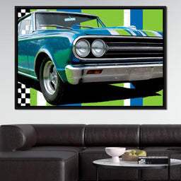 Vintage Racer Power Pop Vibe - Rider Art - NicheCanvas