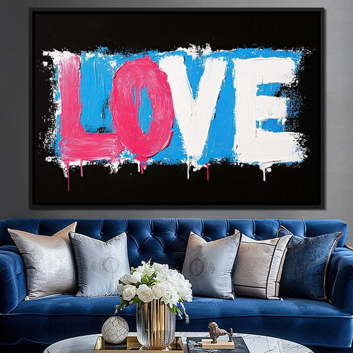 Bold Strokes of Passion Canvas Print