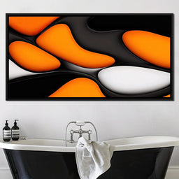 Tangerine Swirl - TooplesArt - NicheCanvas