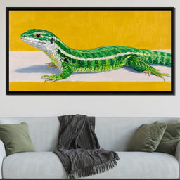 Emerald Lizard Gleam - NicheCanvas