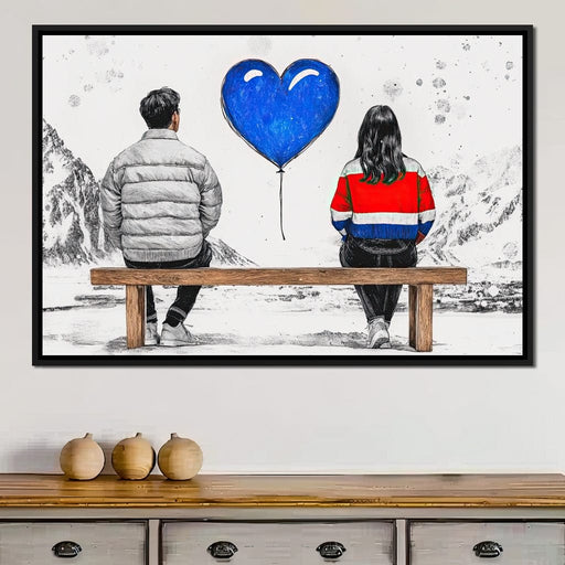 Love in Winter Reverie Canvas Print