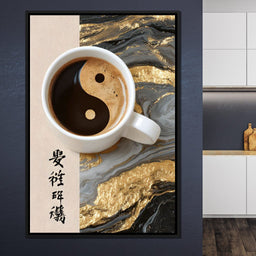 Zen Coffee Graceful Fortune - NicheCanvas
