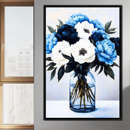 Floral Symphony in Glass - NicheCanvas