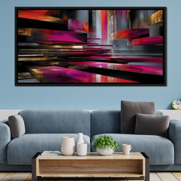 Vibrant Rhythms of Reflection - NicheCanvas