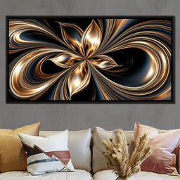 Gilded Currents Of The Infinite Void - NicheCanvas