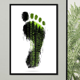 Digital Forest Footprint Code - NicheCanvas