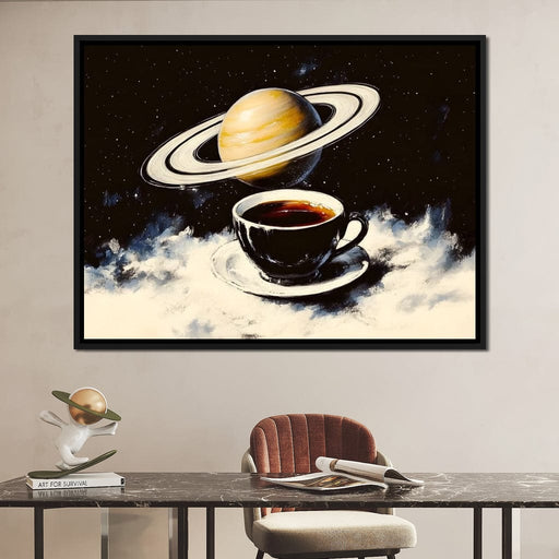Saturn's Morning Brew Canvas Print