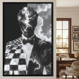 Cosmic Checkmate of Stardust Mind - NicheCanvas