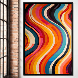 Vibrant Waves of Harmony - NicheCanvas