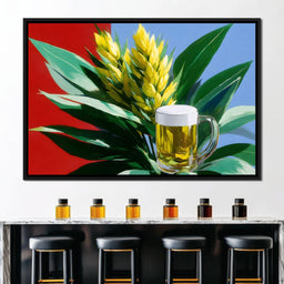 Golden Harvest Brew Symphony - NicheCanvas