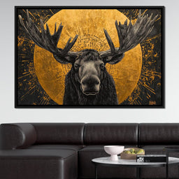 Golden Majesty of the Wild - NicheCanvas