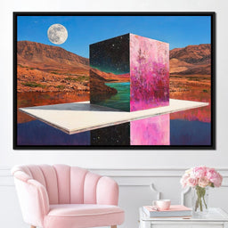 Celestial Pink Cube - NicheCanvas