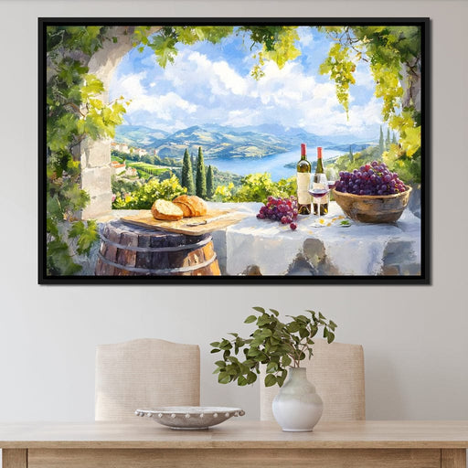 Countryside Vineyard Retreat Canvas Print