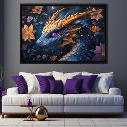 Celestial Dragon's Radiance - NicheCanvas