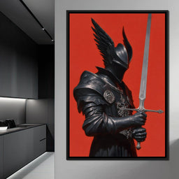 Midnight Vanguard Knight Oath - NicheCanvas