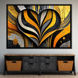 Golden Heartbeat Essence - NicheCanvas